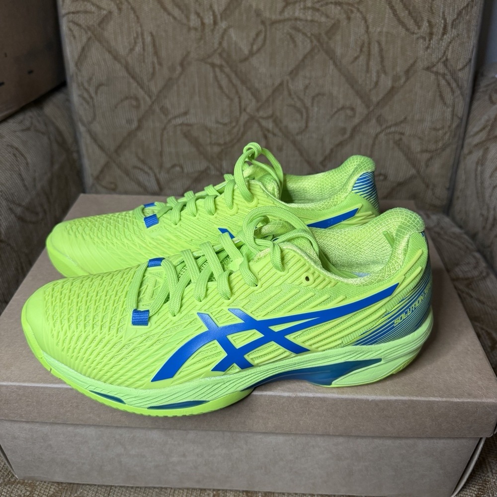Asics Women's Solution Speed FF 2 Hazard Green 1042A136-300 Size 8.5